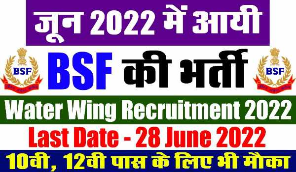 BSF Group B And C Apply Online 2022