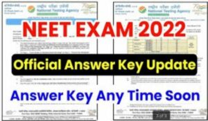 Official Answer Key of NEET 2022