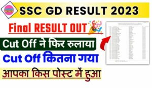 SSC GD Result Released